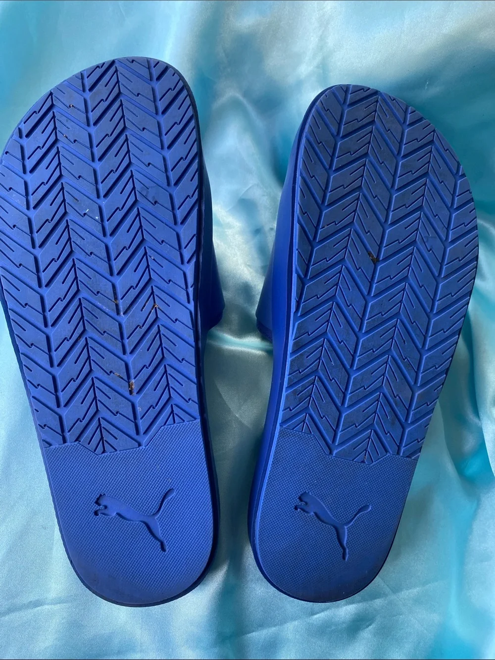 FENTY x PUMA Electric Blue Beach Slide Sandals